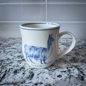 Anthropologie Molly Hatch Llama Mug